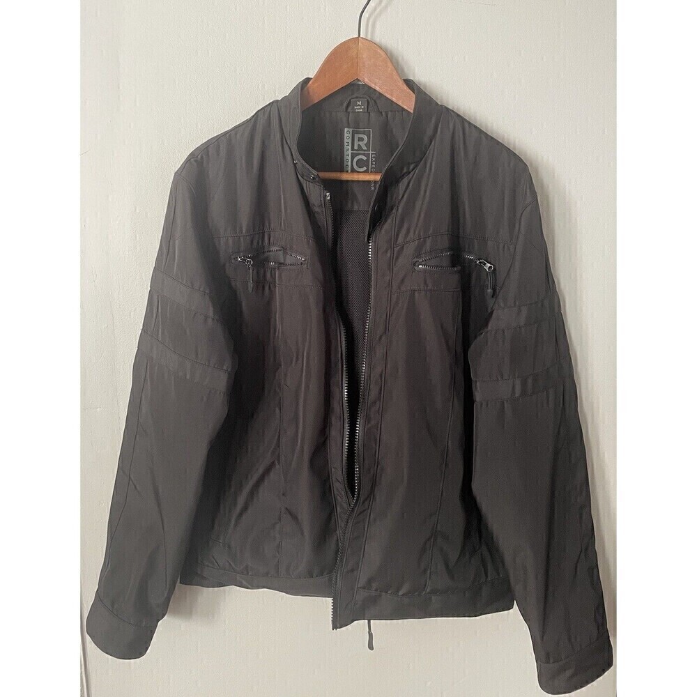 RC Robert Comstock Black Lightweight Jacket Size Medium